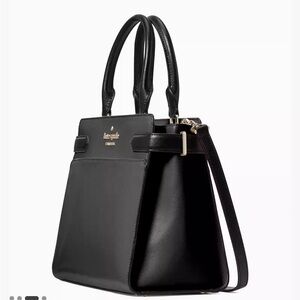 Kate Spade ♠️ Black Medium Satchel Gold Hardware